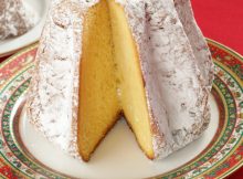 pandoro, traditional italian christmas cake
